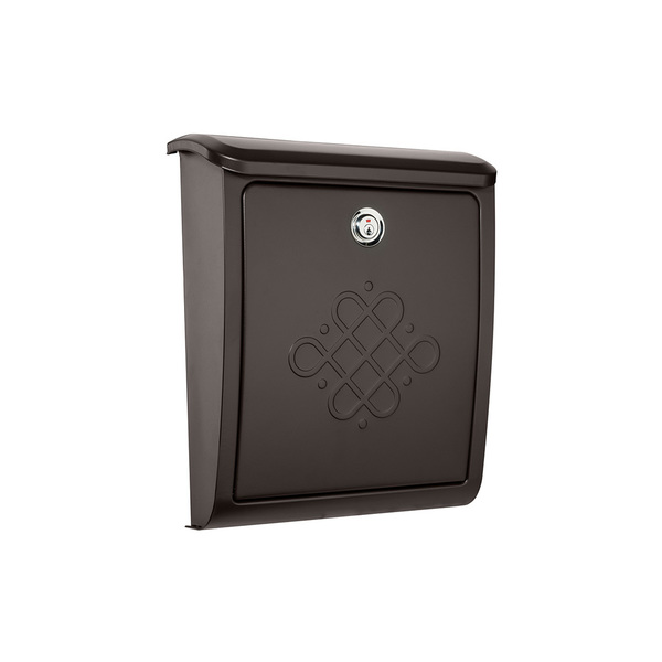 Architectural Mailboxes Bordeaux Locking Wall Mount Rubbed Bronze 2697RZ-10